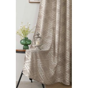 Κουρτίνα με Τρουκς Esmeralda Μπεζ 270x280cm ForHome 7760222