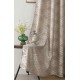Κουρτίνα με Τρουκς Esmeralda Μπεζ 270x280cm ForHome