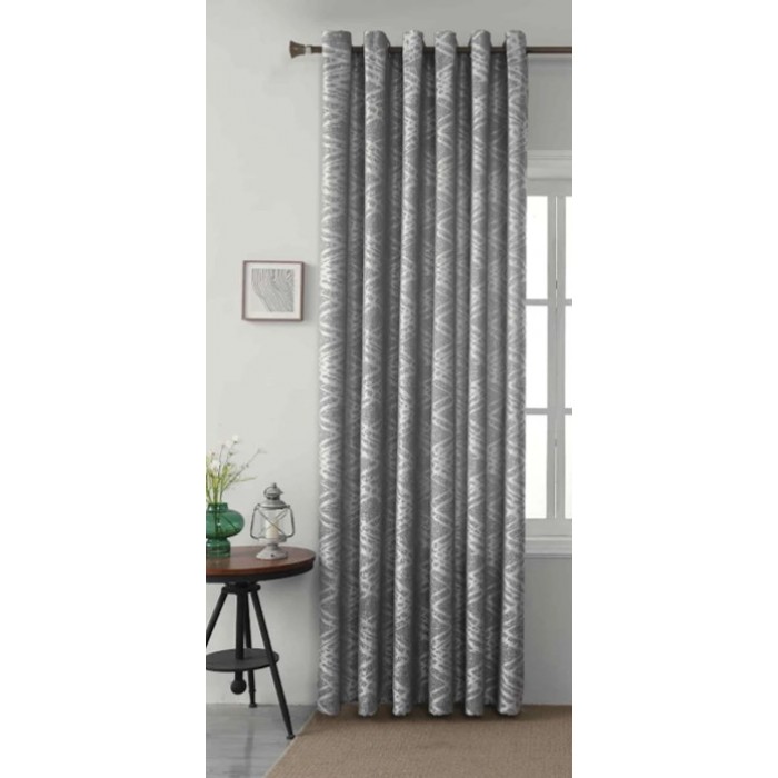 Κουρτίνα με Κρίκο Esmeralda Γκρι 270x280cm ForHome