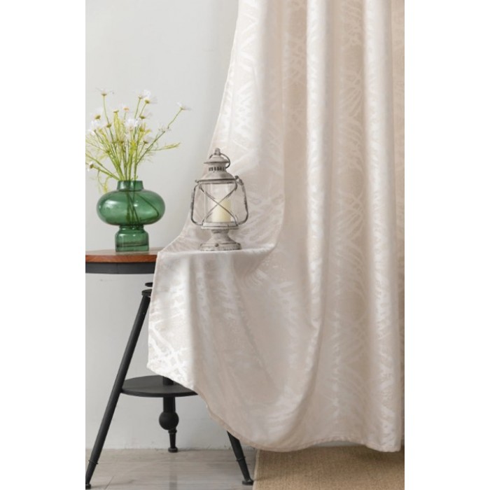Κουρτίνα με Τρουκς Esmeralda Εκρού 270x280cm ForHome 