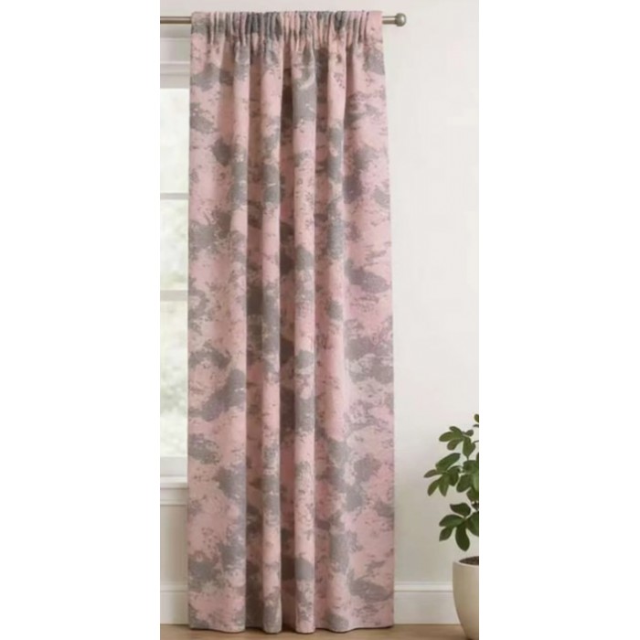 Κουρτίνα Με Τρέσα Naturaleza 270x280cm Ροζ 