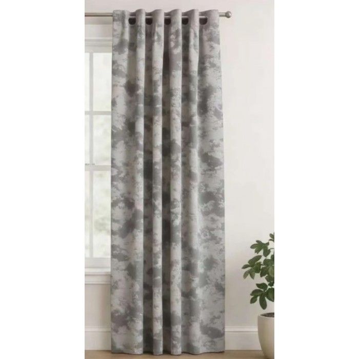 Κουρτίνα Με Τρέσα Naturaleza 270x280cm Σκούρο Γκρι