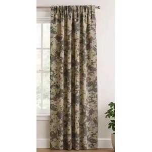 Κουρτίνα Με Τρέσα Naturaleza 270x280cm Σκούρο Καφέ Galifas 5560909