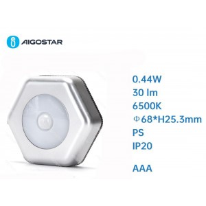 Φωτάκι Νυκτός Led με Αισθητήρα Κίνησης Aigostar 33888