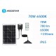 Ηλιακό Κρεμαστό Φωτιστικό LED 1x70W με Τηλεχειριστήριο Ø 23.5cm Aigostar