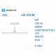 Μοντέρνο Φωτιστικό Μπάνιου LED 40x15x5.2cm Aigostar 