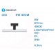 Μοντέρνο Φωτιστικό Μπάνιου LED 40x12.8x5.1cm Aigostar 