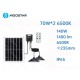 Ηλιακό Κρεμαστό Φωτιστικό LED 2x70W με Τηλεχειριστήριο Ø 23.5cm Aigostar