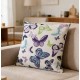 Διακοσμητική Μαξιλαροθήκη 45x45cm Butterfly 4 τεμαχίων ForHome
