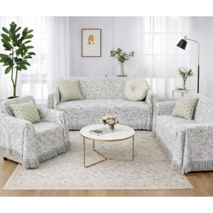 Ριχτάρι Ελαφρύ More Estivo με κρόσια Γκρι 180x280cm General Trade 12113