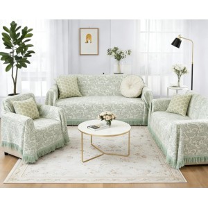 Ριχτάρι Ελαφρύ More Estivo με κρόσια Πράσινο 180x180cm General Trade 4210