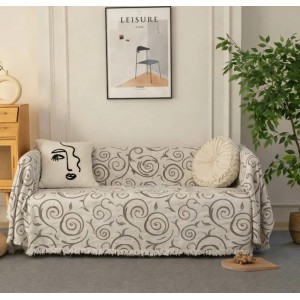 Ριχτάρι Ελαφρύ με κρόσια Radici Degli Alberi 180x240cm Καφέ ForHome 85912409