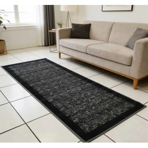 Χαλάκι Διάδρομος Ζακάρ Μαύρο Egitto 50x120cm ForHome 900212