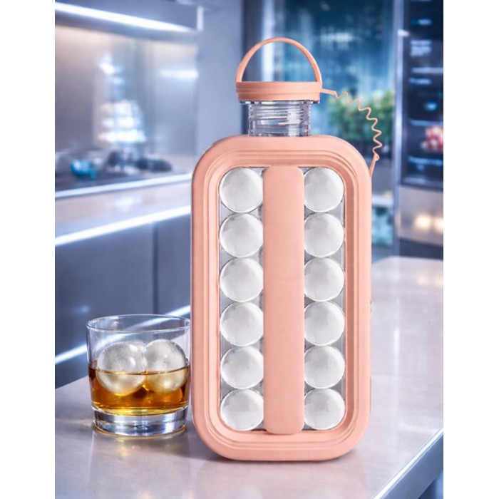 Παγοθήκη Ice Ball Maker Bottle 17 θέσεων για στρογγυλά παγάκια