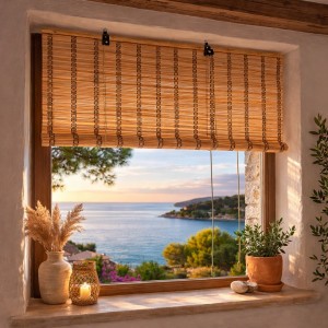 Στόρι Σκίασης Μπαμπού Μπεζ 120x180cm General Trade 75587