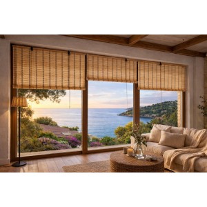 Στόρι Σκίασης Μπαμπού Μπεζ 120x180cm General Trade 75587