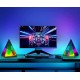 RGB Pyramid επιτραπέζιο φωτιστικό LED πολύχρωμο διακοσμητικό πυραμίδα