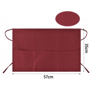 Ποδιά Σερβιτόρου Μέσης Bellissimo Ristorante Red 57x35cm Galifas 4811569