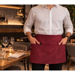 Ποδιά Σερβιτόρου Μέσης Bellissimo Ristorante Red 57x35cm Galifas 4811569