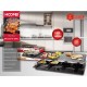 Επιτραπέζια ηλεκτρική ψησταριά raclette Hoomei HM-5945 1400W με πλάκα ψησίματος και φυσική πέτρα