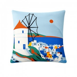 Διακοσμητική Μαξιλαροθήκη 45x45cm Mi amada Grecia ForHome 245999