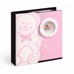 Παιδικό Άλμπουμ Little Angel Album Pink για 50 Φωτογραφίες Διαστάσεων 10x15cm Galifas 77002
