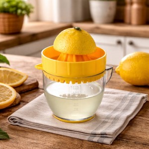 Κλασικός Στίφτης Λεμονιού με Δοχείο από Πλαστικό 7x10.5cm Spring SDS-22246