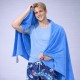 Πετσέτα σώματος microfiber blue fast drying 90x160cm