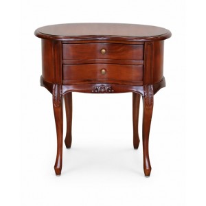 Κομοδίνο Ξύλινο απο Μαόνι Καφέ 60x35x60cm ForHome 8583064