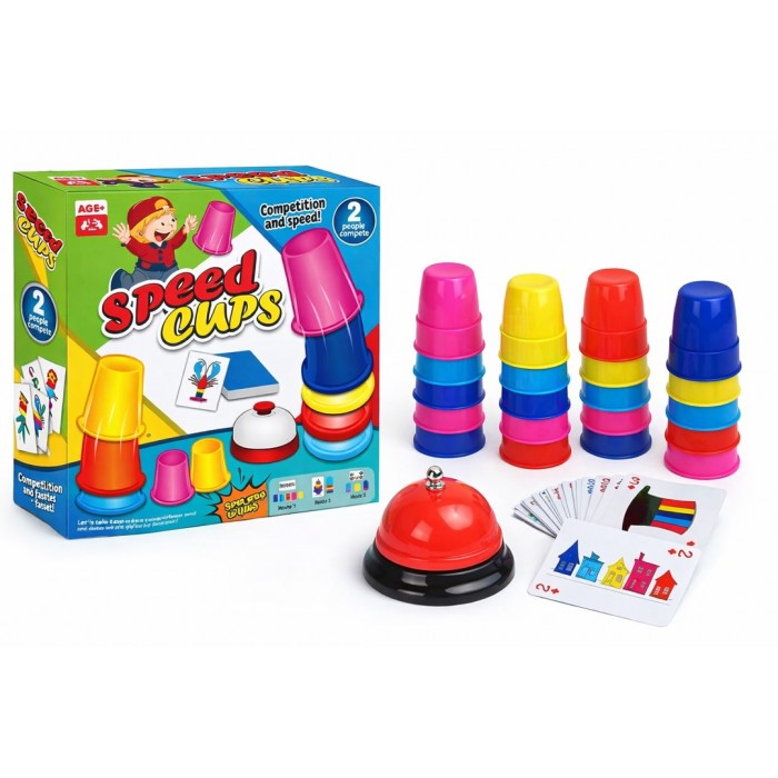 Επιτραπέζιο Παιχνίδι Speed Cups για 2-4 Παίκτες 6+ Ετών