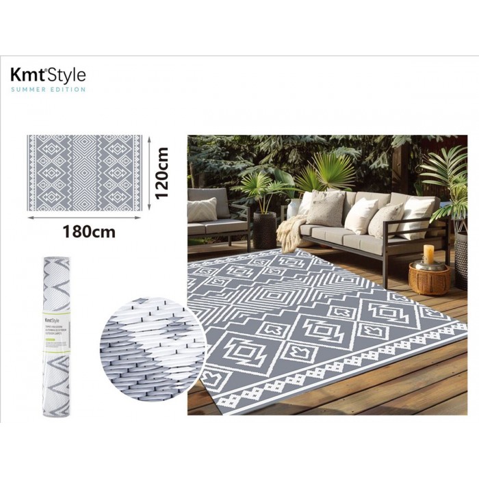 Χαλί εξωτερικού χώρου ορθογώνιο Terra Loom 120x180cm Kmt Style