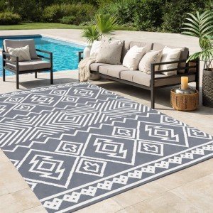 Χαλί Εξωτερικού Χώρου Ορθογώνιο Terra Loom 120x180cm Kmt Style 296612