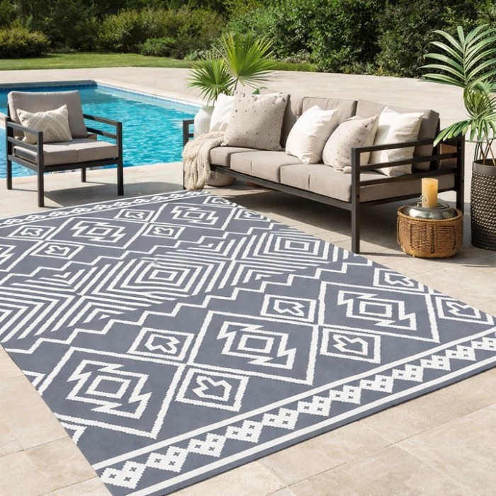 Χαλί εξωτερικού χώρου ορθογώνιο Terra Loom 120x180cm Kmt Style