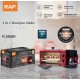 Ηλεκτρικός φούρνος καφετιέρα 3 in 1 Breakfast Maker Raf κόκκινο