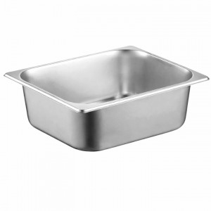 Διανομικό Σκεύος Gastronorm Ανοξείδωτο GN1/2 32.5x26.5x10cm ForHome 790611