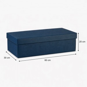 Κουτί Δώρου Ορθογώνιο Μπλε 60x30x20cm ForHome 321854