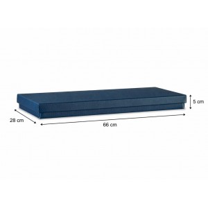 Κουτί Δώρου Ορθογώνιο χαμηλό Μπλε 66x28x5cm ForHome 321855