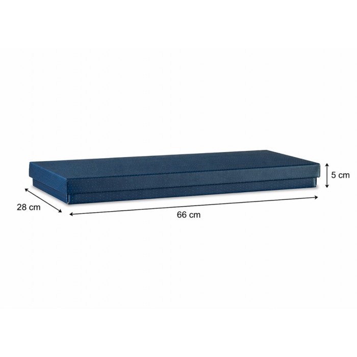 Κουτί Δώρου Ορθογώνιο χαμηλό Μπλε 66x29x5cm ForHome 321858