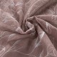 Κουρτίνα παραθύρου ημιδιάφανη με τρέσα Floral Breeze ροζ 200x140cm