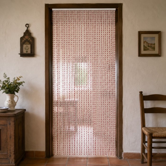 Κουρτίνα Πόρτας με χάντρες Πολύχρωμες PVC 100x215cm Galifas 