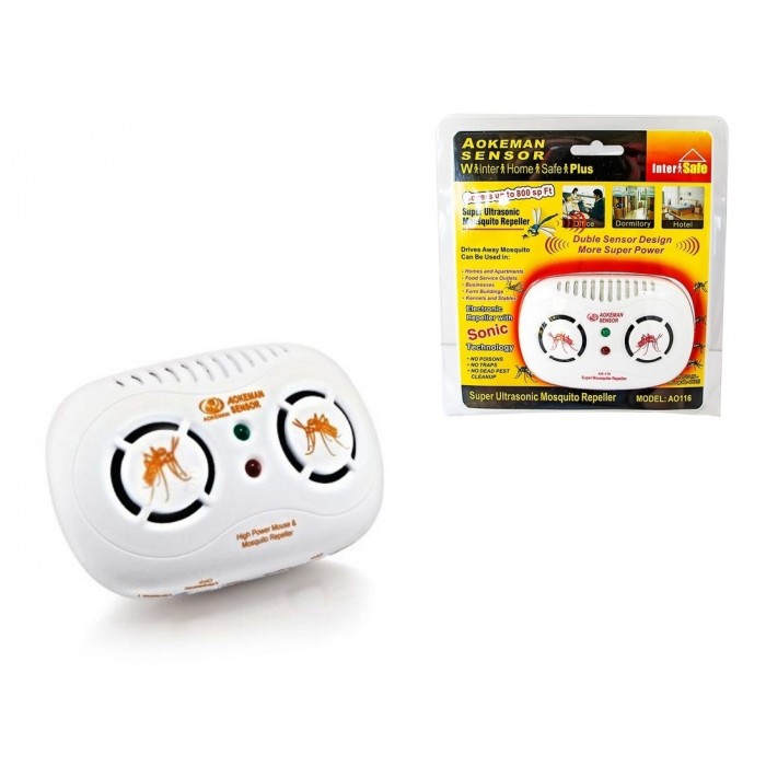 UltraGuard Pro υπερηχητική συσκευή απώθησης κουνουπιών ποντικιών και τρωκτικών
