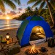 Σκηνή camping αυτόματου ανοίγματος 4-5 ατόμων 260x260x170cm αδιάβροχη