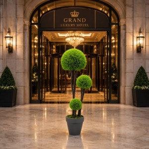 Τεχνητό Διακοσμητικό Φυτό Bonsai Moss Mushroom σε Γλάστρα 120cm Galifas 554007