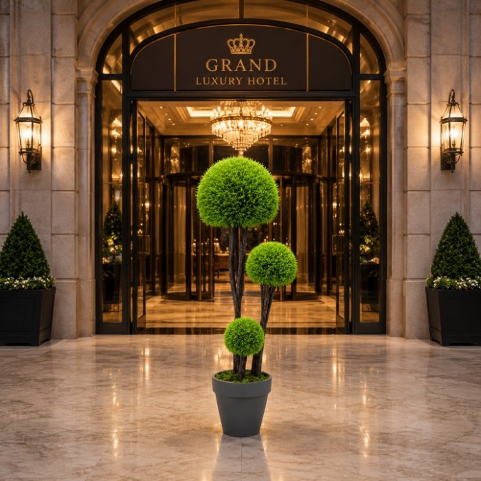 Τεχνητό Διακοσμητικό Φυτό Bonsai Moss Mushroom σε Γλάστρα 120cm