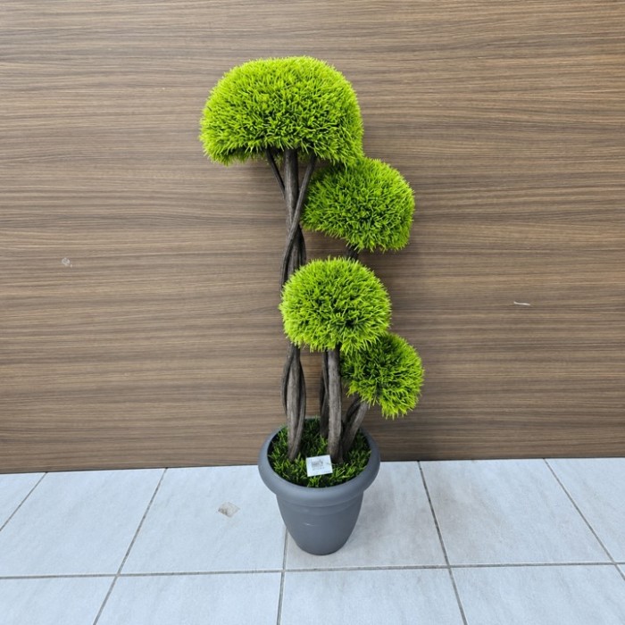 Τεχνητό Διακοσμητικό Φυτό Bonsai Moss Mushroom σε Γλάστρα 90cm