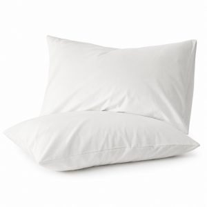 Μαξιλαροθήκες ύπνου Ζευγάρι Luxury Sand Pillowcases 52x72cm Λευκό ForHome 557216