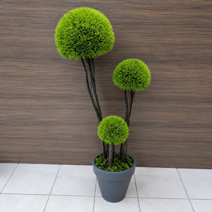Τεχνητό Διακοσμητικό Φυτό Bonsai Moss Mushroom σε Γλάστρα 120cm