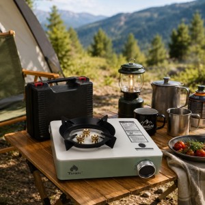 Φορητή Εστία Αερίου Κάμπινγκ WildCamp General Trade 98005