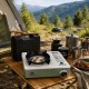 Φορητή εστία αερίου βουτανίου 3000W για camping με θήκη μεταφοράς