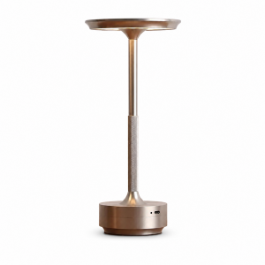 Φωτιστικό Επιτραπέζιο Led Επαναφορτιζόμενο Elegant Brass Table Lamp Bronze 13x27.5cm General Trade 5006